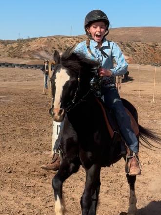 Girl on horse